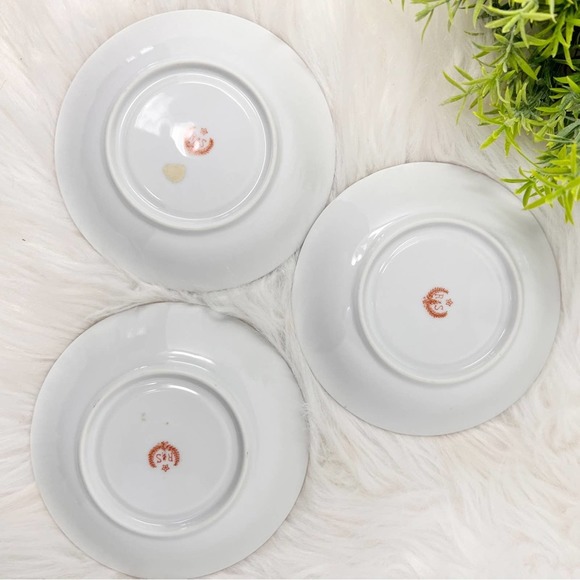 Vintage R. S. Prussia Replacement Chocolate Set Saucer Roses Pink Green Blue - Picture 2 of 6